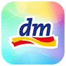 Animiertes Logo der Firma dm drogeriemarkt