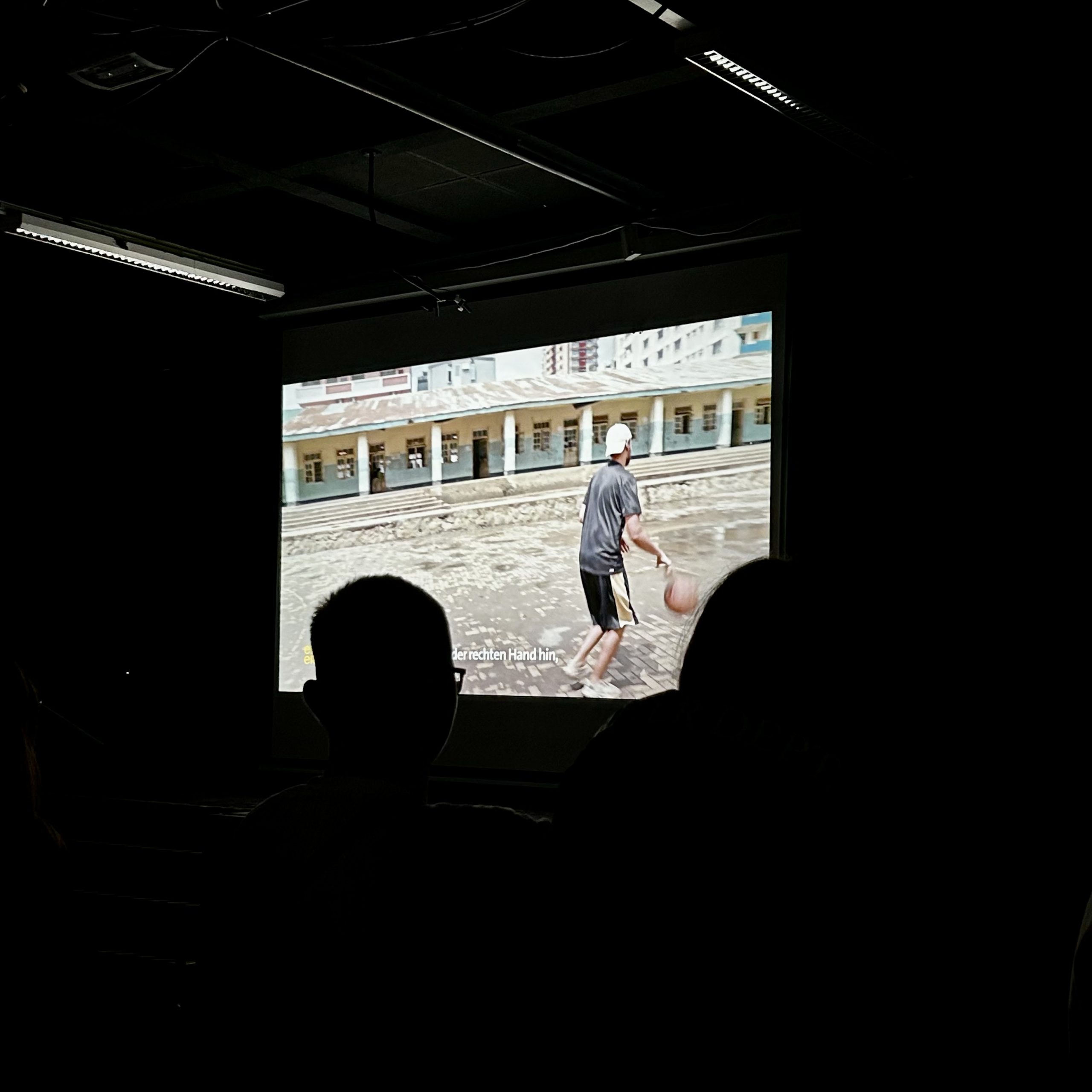 Filmvorführung in der Aula